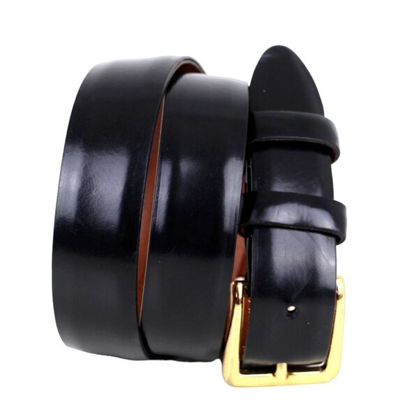 Cole Haan BLACK GENUINE LEATHER 1 1/8"Wd CASUAL DRESS MEN'S BELT Sz 34/85 (B35 - Picture 1 of 15